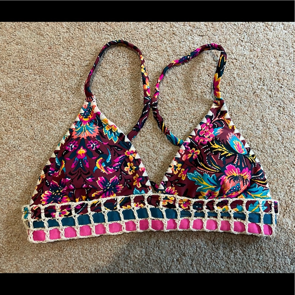 Colorful swimsuit top